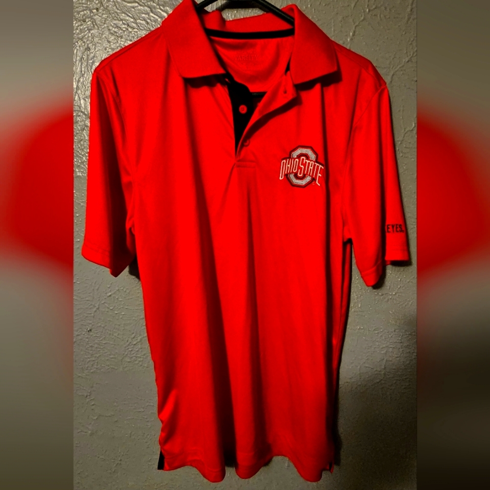 Ohio State Red Polo Shirt